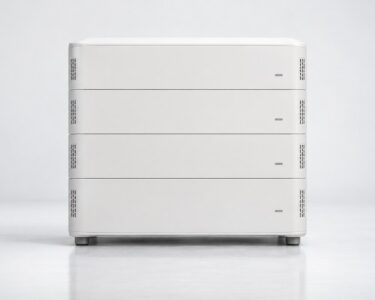 front studio view of a generic stackable 5kWh home battery module