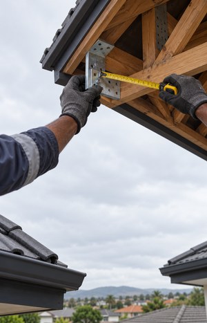roof structural inspection for solar panel mounting on a South African home