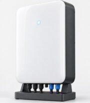 wall mount battery 10kWh shown as a studio product gallery angle