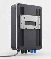 Wall Mount Battery 10kWh shown from the rear side with mounting bracket and cable exit