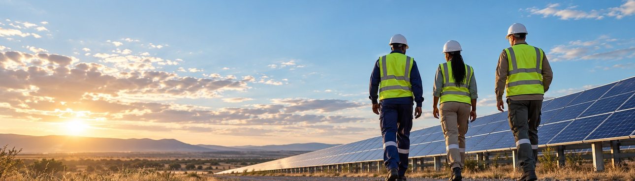 The Brightveld Solar installation team